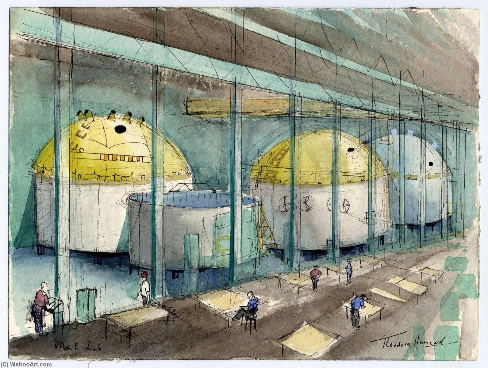 Scene In The M E Lab — Theodore Hancock