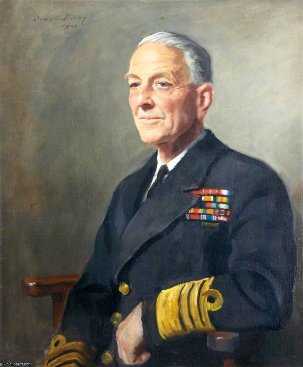 Admiral Sir Edward Neville Syfret (1889–1972), Gcb, Kbe — Oswald Hornby Joseph Birley