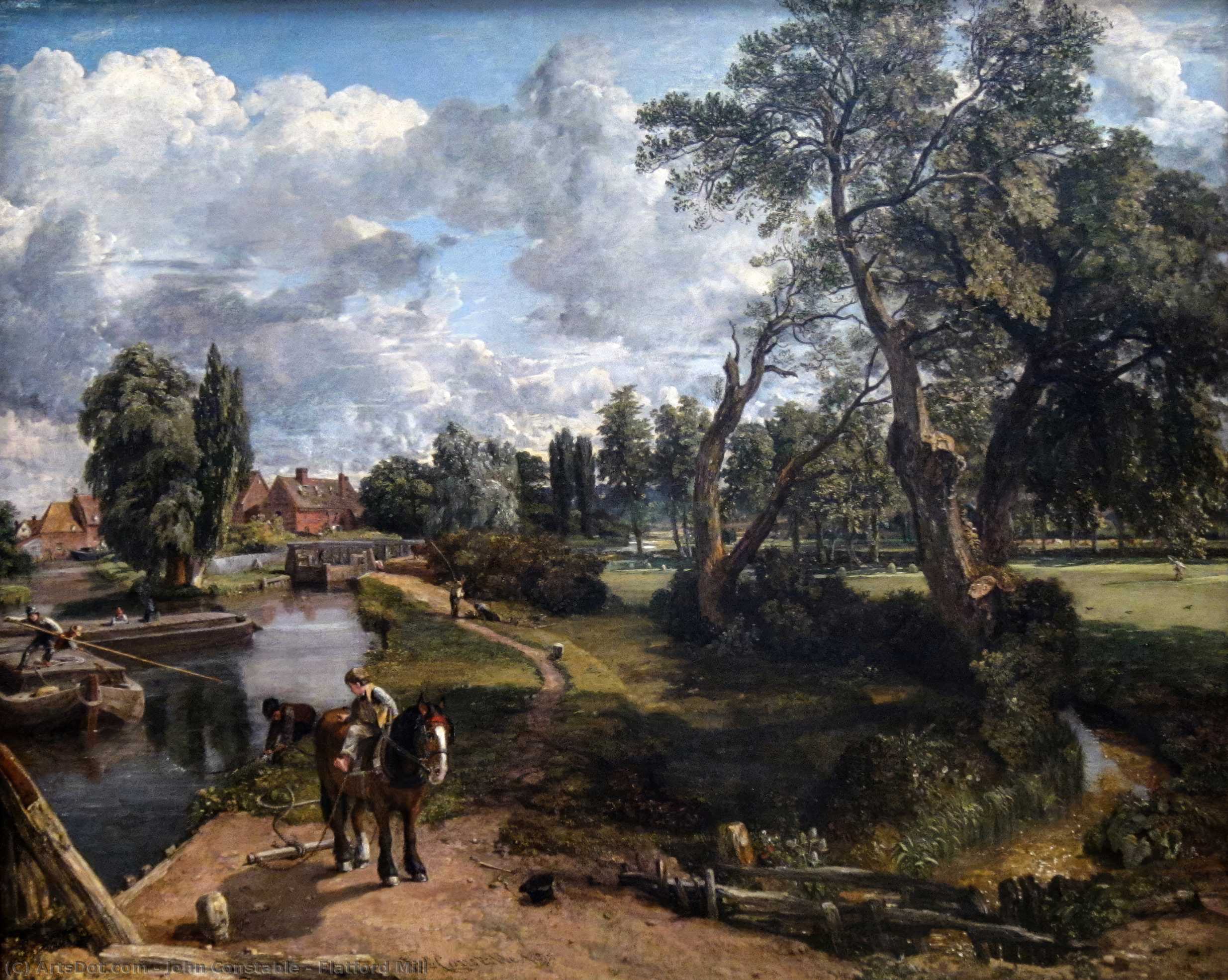 Flatford Mill — Джон Констабл