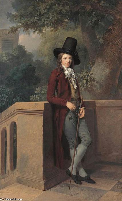 Nicolas Châtelain In The Garten — Johann Friedrich August Tischbein