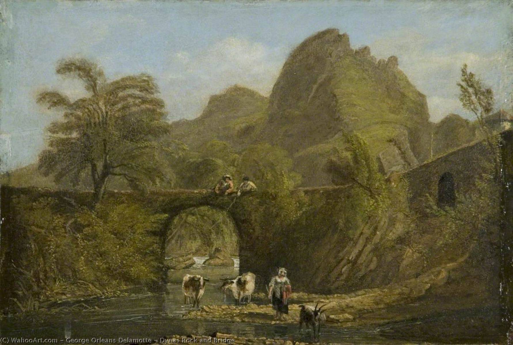 Dynas Rock And Bridge — Джордж Оленс Деламмот