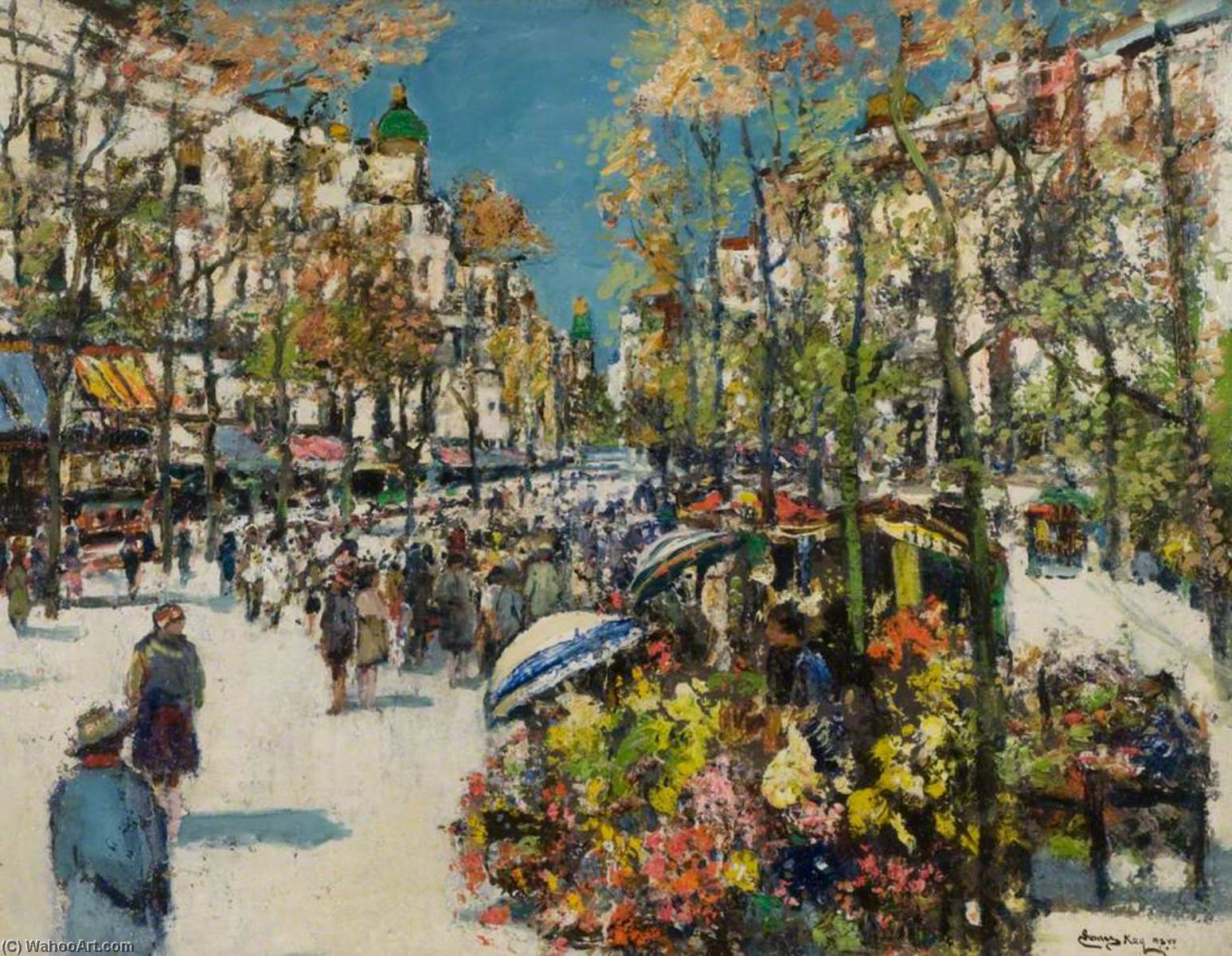 Street Of Flowers – Barcelona — James Kay