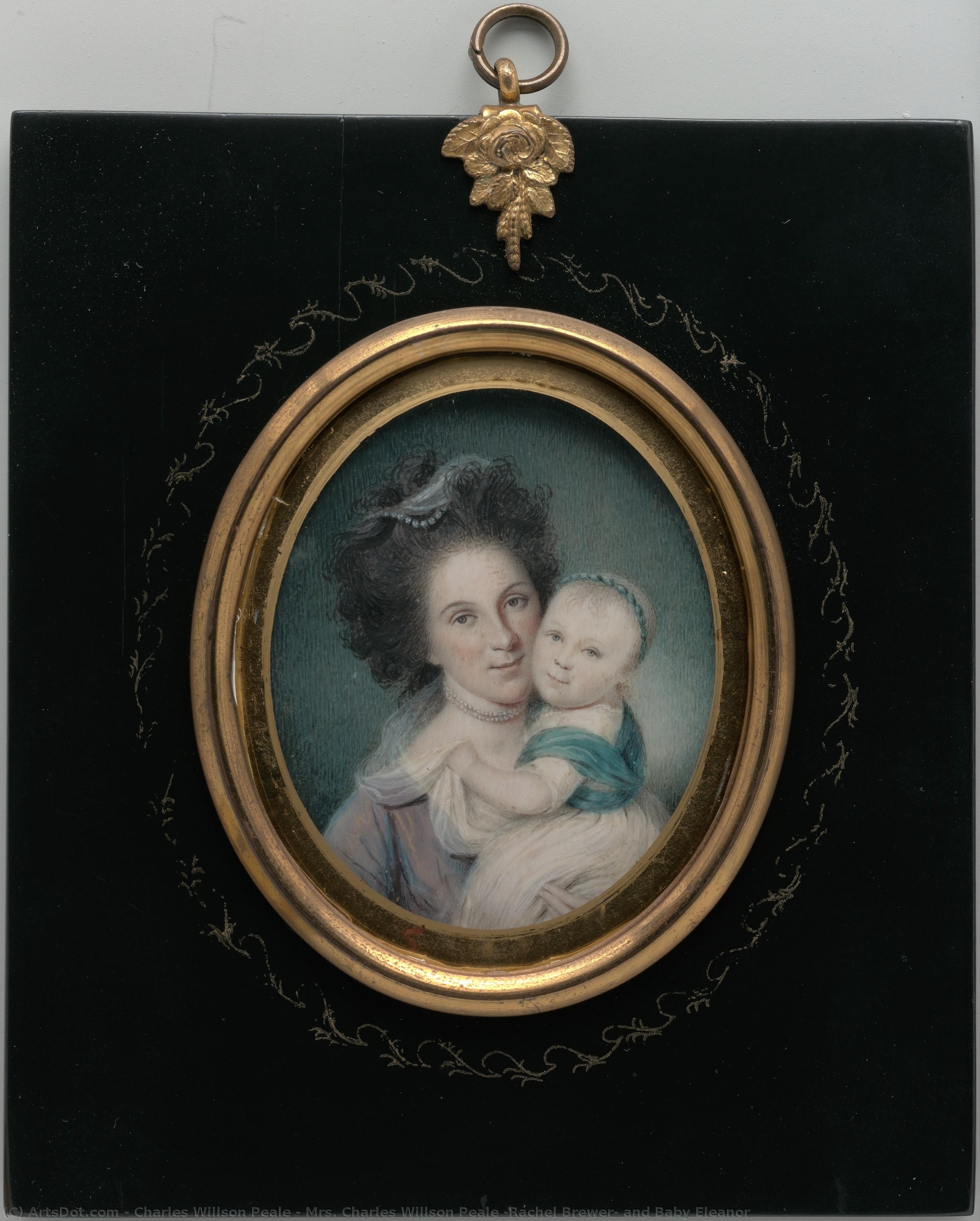 Mrs. Charles Willson Peale (rachel Brewer) And Baby Eleanor — Чарльз Вилсон Пейл