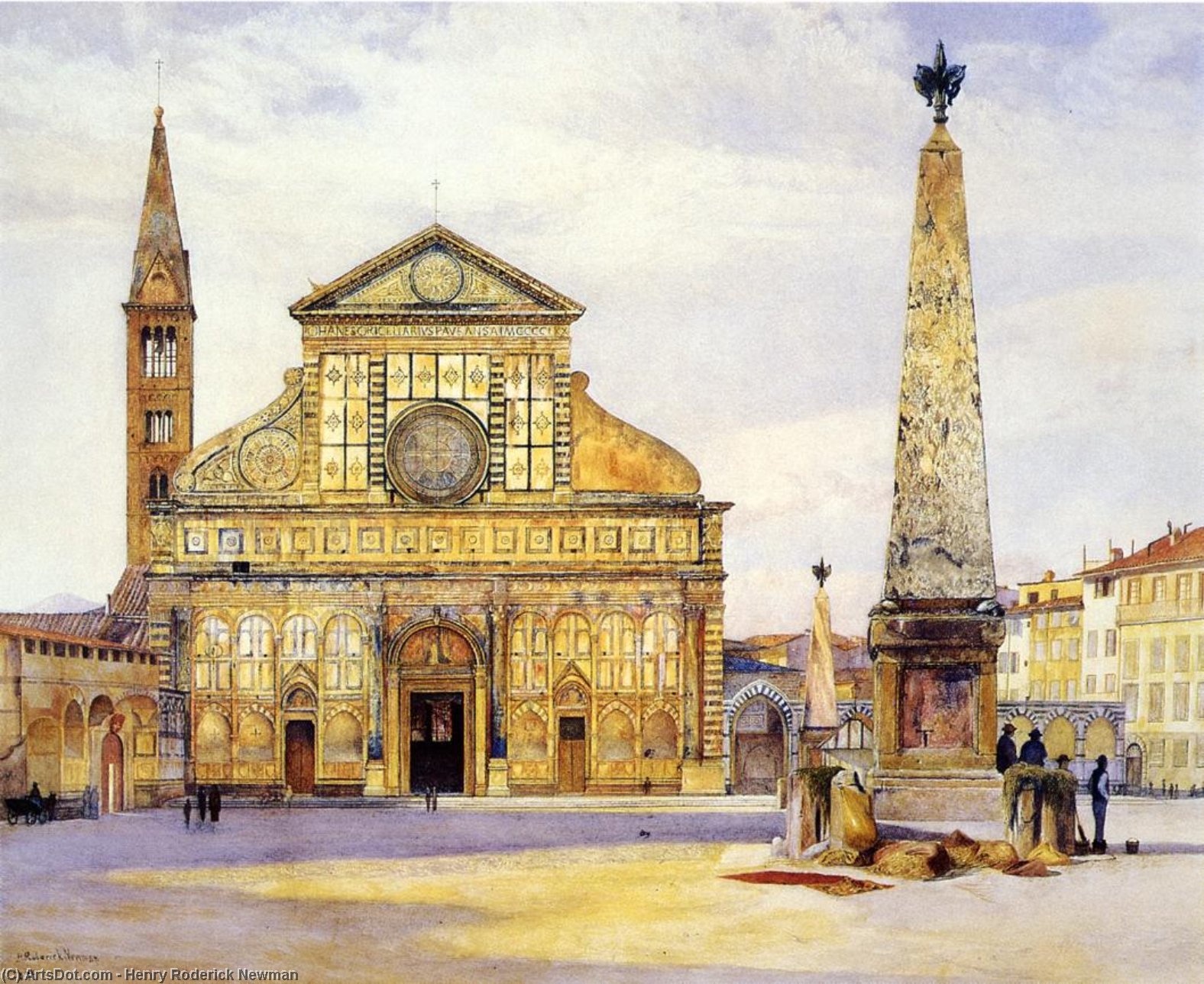 View Of Santa Maria Novella — Henry Roderick Newman