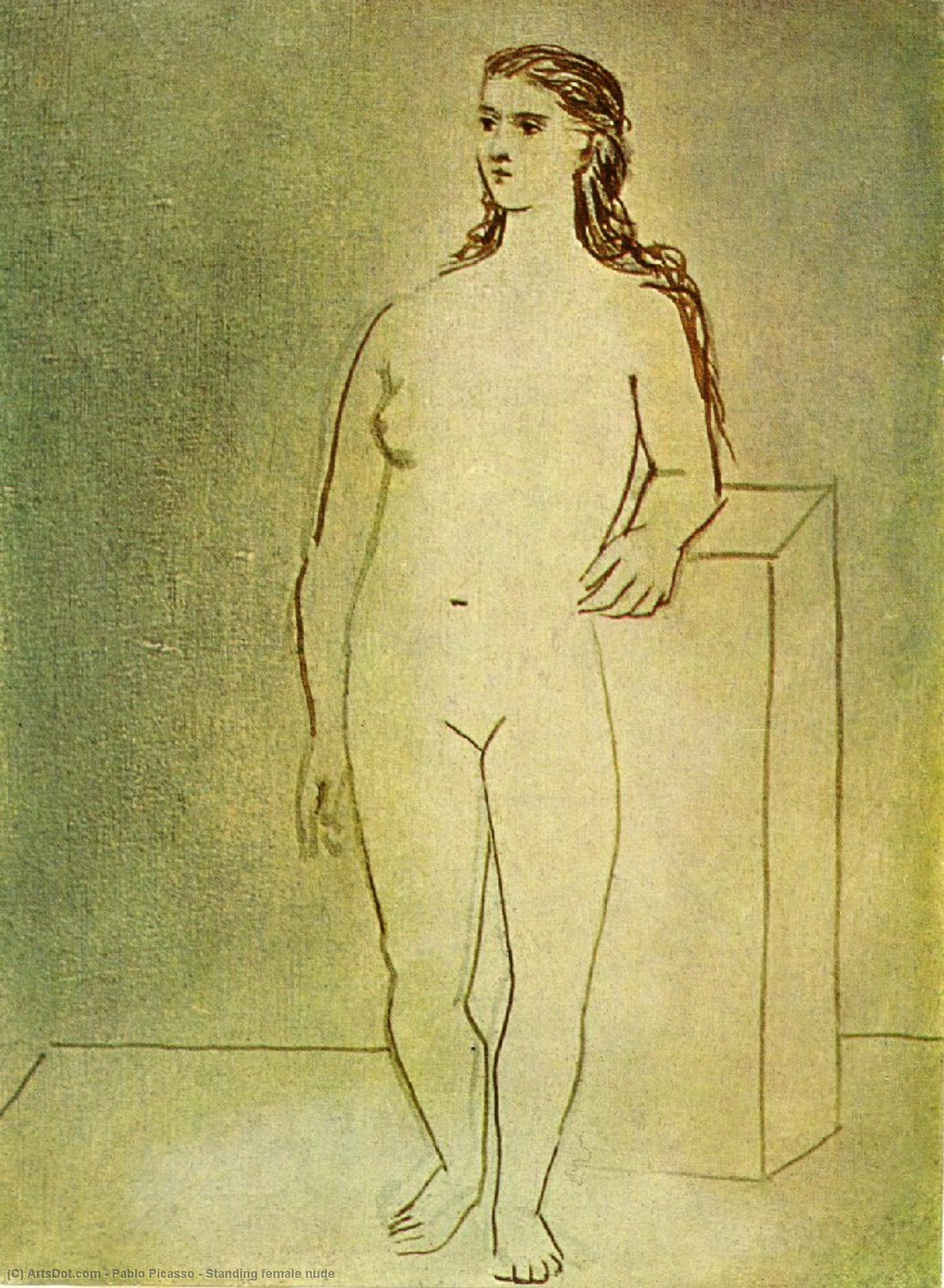 Standing Female Nude — Pablo Picasso