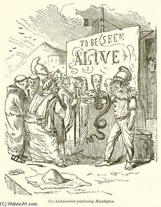 The Ambassadors Purchasing Aesculapius — John Leech