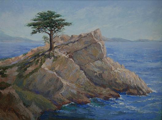 Midway Cypress Point, (painting) — Mary Agnes Yerkes