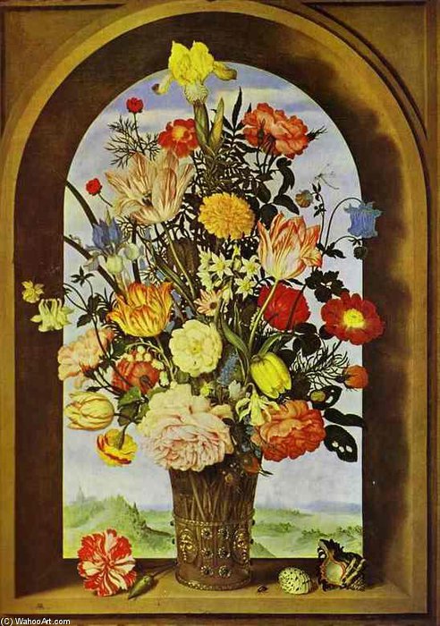 Bouquet Of Flowers — Ambrosius The Younger Bosschaert