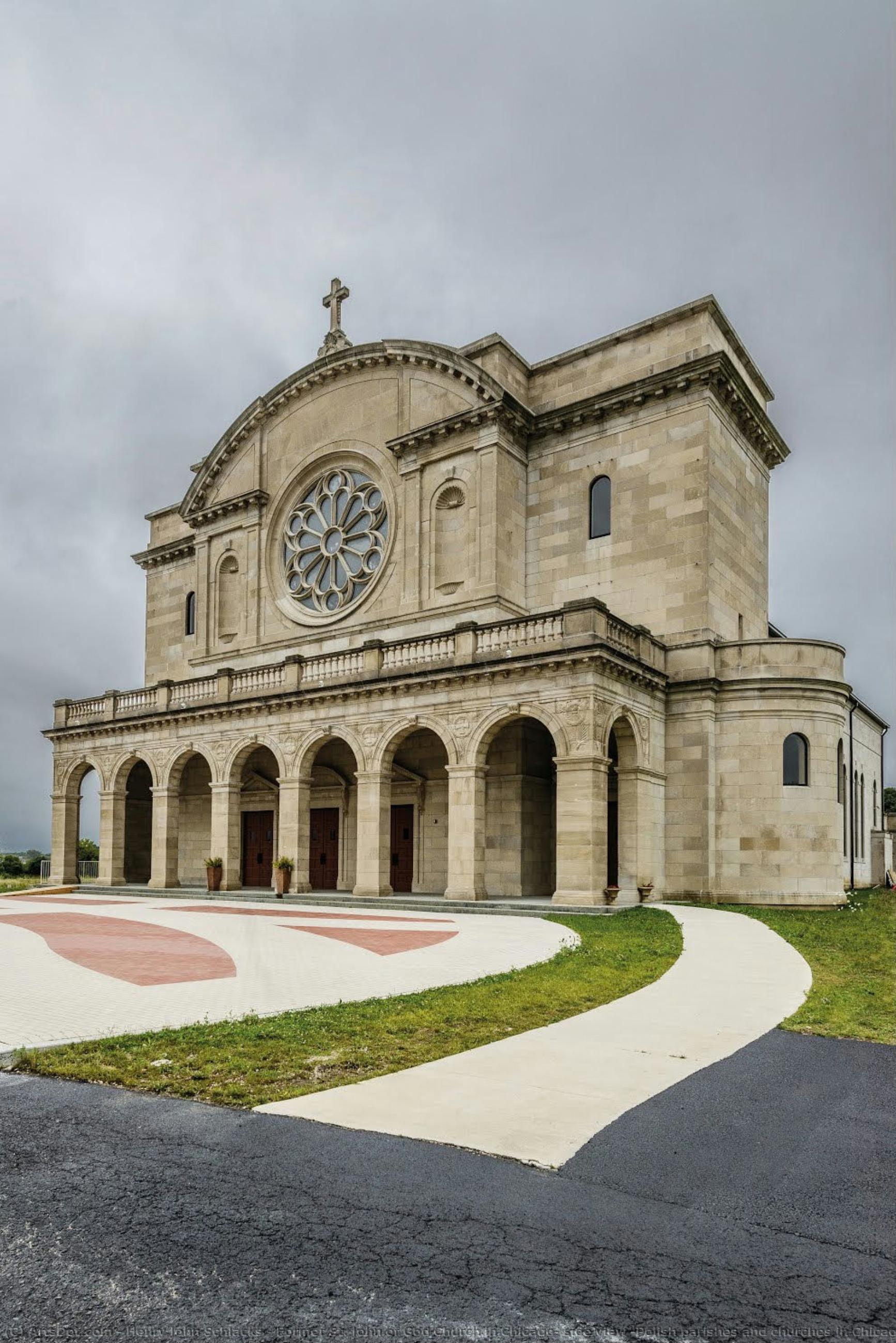 Former St. John Of God Church In Chicago, Side View [polish Parishes And Churches In Chicago] — Henry John Schlacks