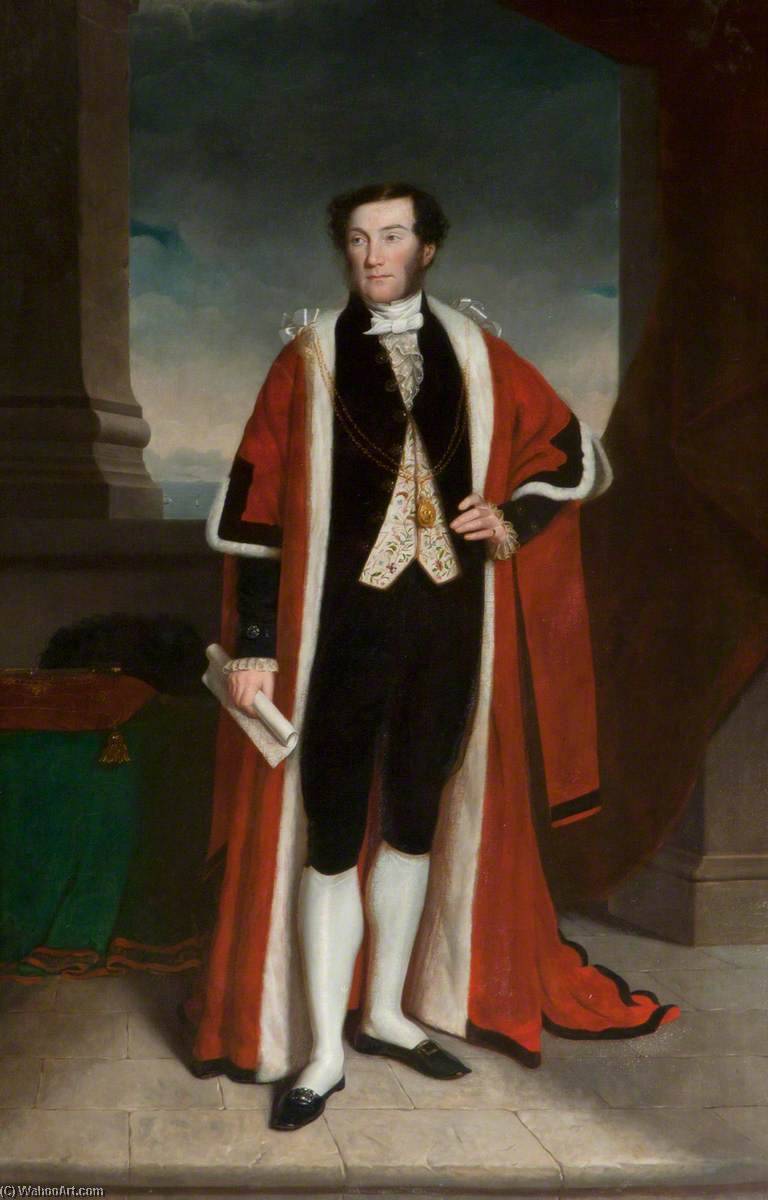 Sir William Gilliland Johnson, Ma, Mayor (1849) — Thomas Alfred Jones