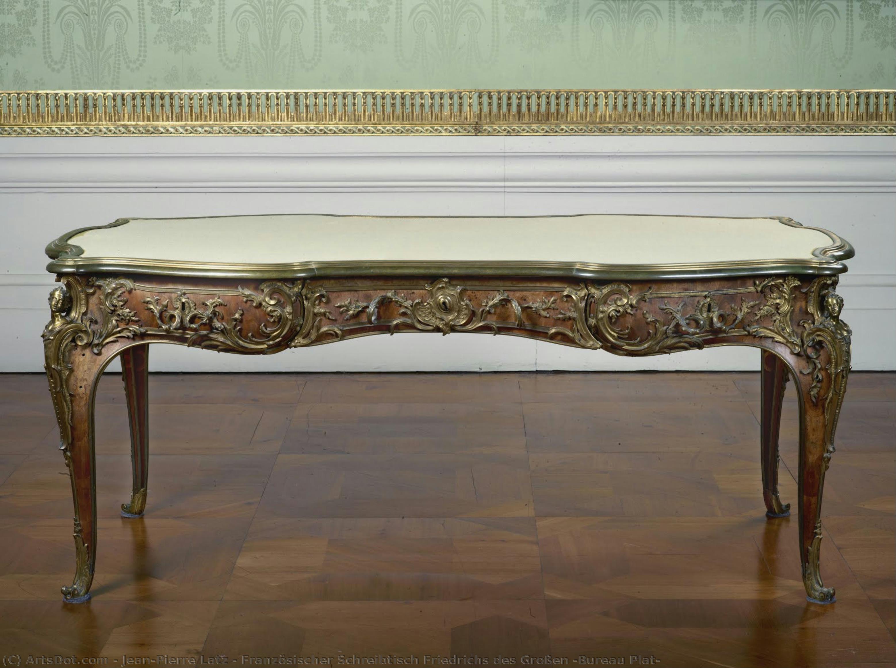 Französischer Schreibtisch Friedrichs Des Großen (bureau Plat) — Jean-pierre Latz