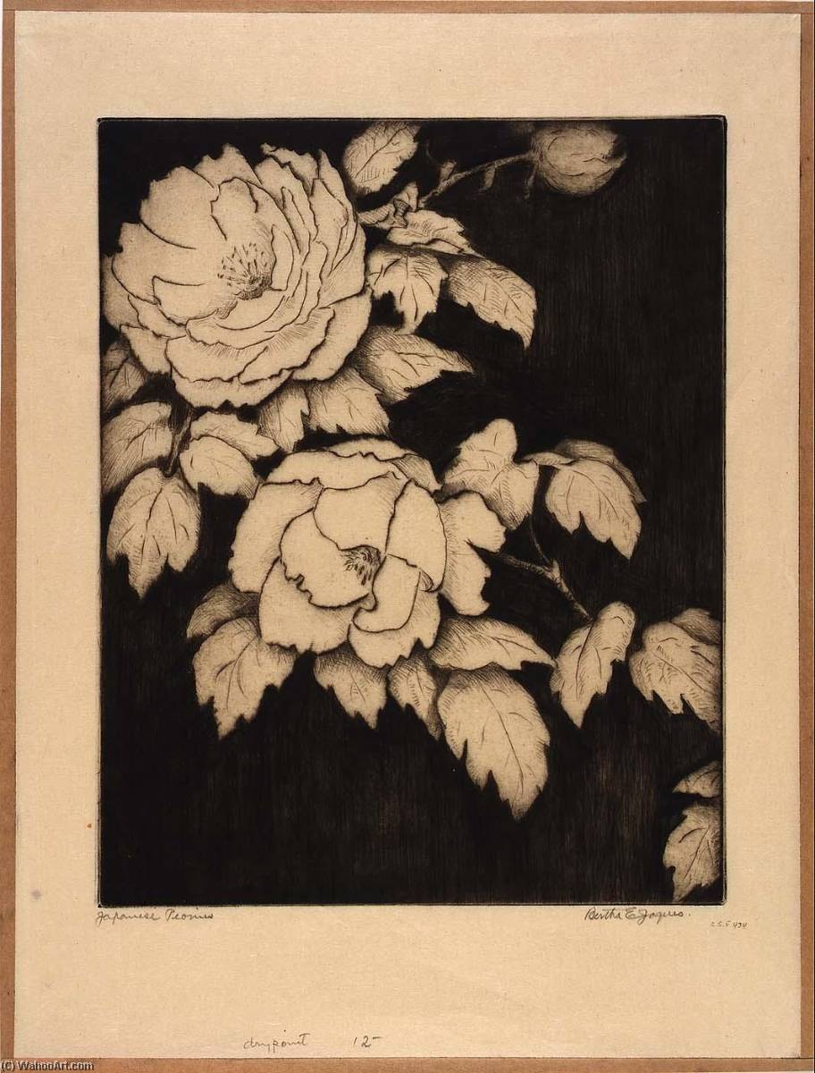 Japanese Peonies — Bertha Evelyn Jaques
