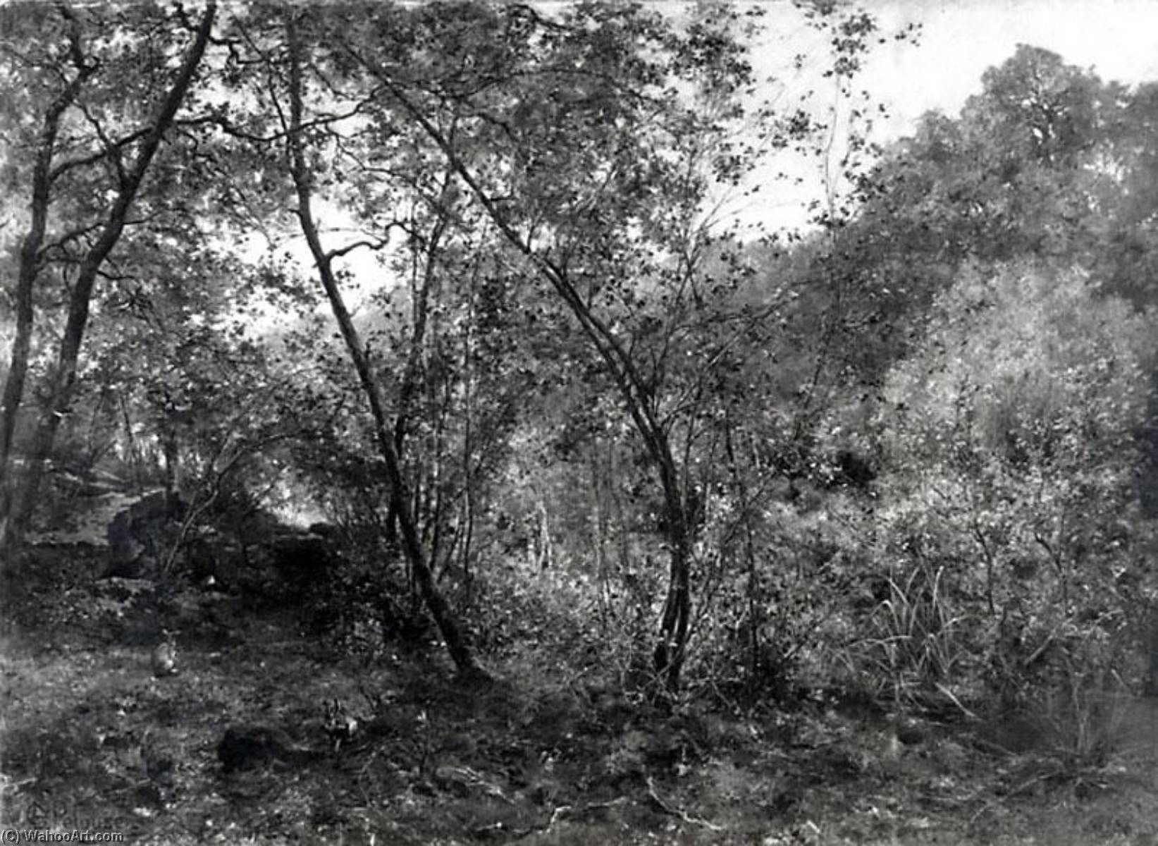 A Travers Bois, Une Matinee D'octobre — Leon Germain Pelouse