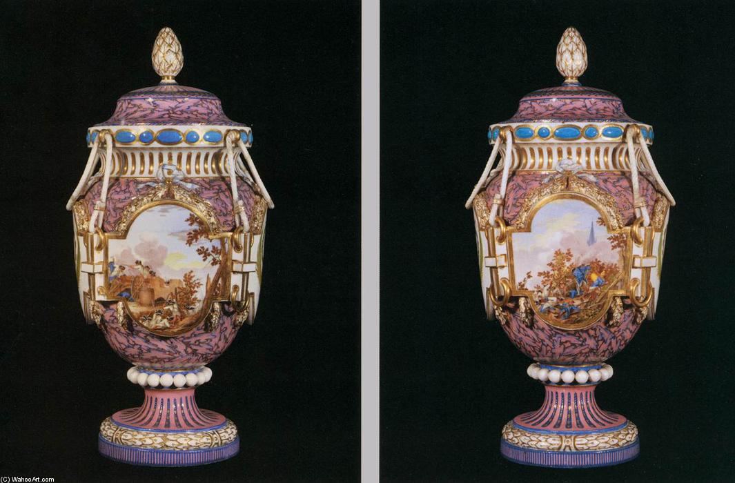 Pair Of ''antique Ferrés'' Vases — Jean Louis Morin