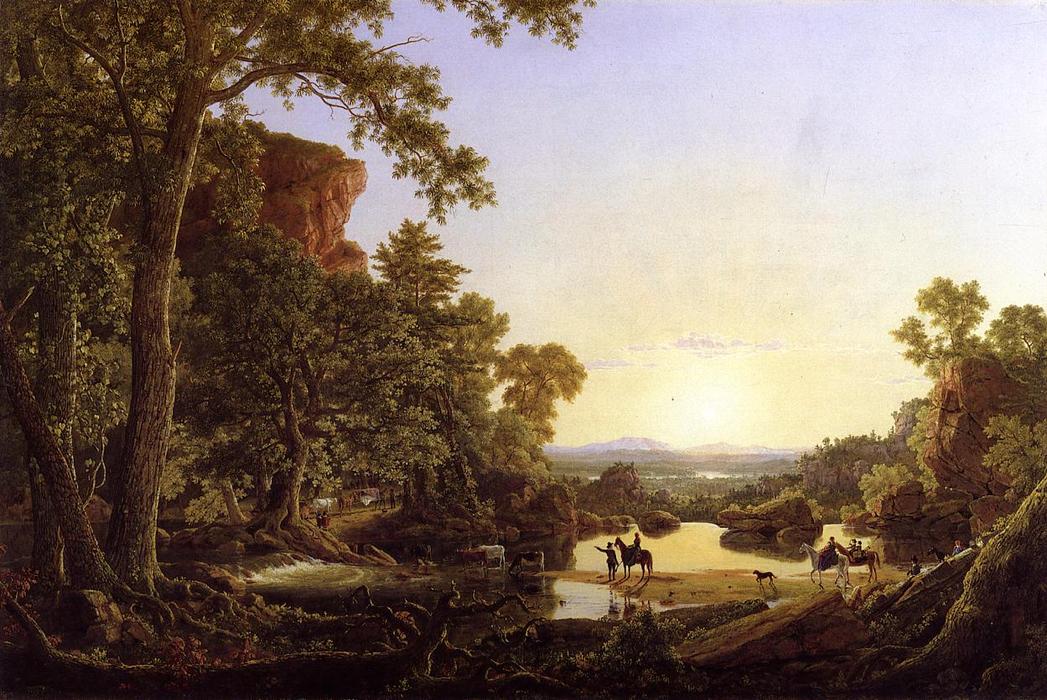 Hooker And Company Journeying Through The Wilderness From Plymouth To Hartford, In 1636 — Frederic Edwin Church