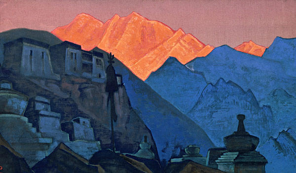 Tibet. Flaming Peak. — Николай Константинович Роерих