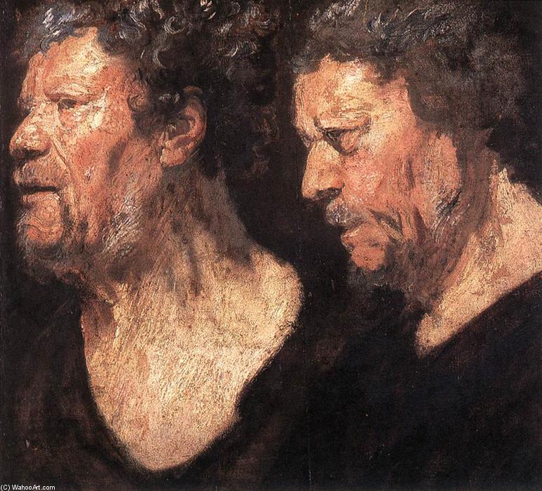 Studies Of The Head Of Abraham Grapheus — Jacob Jordaens