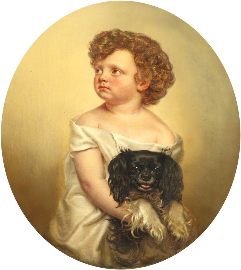 Child And Dog, 'mug Won't Beg' — John Harris