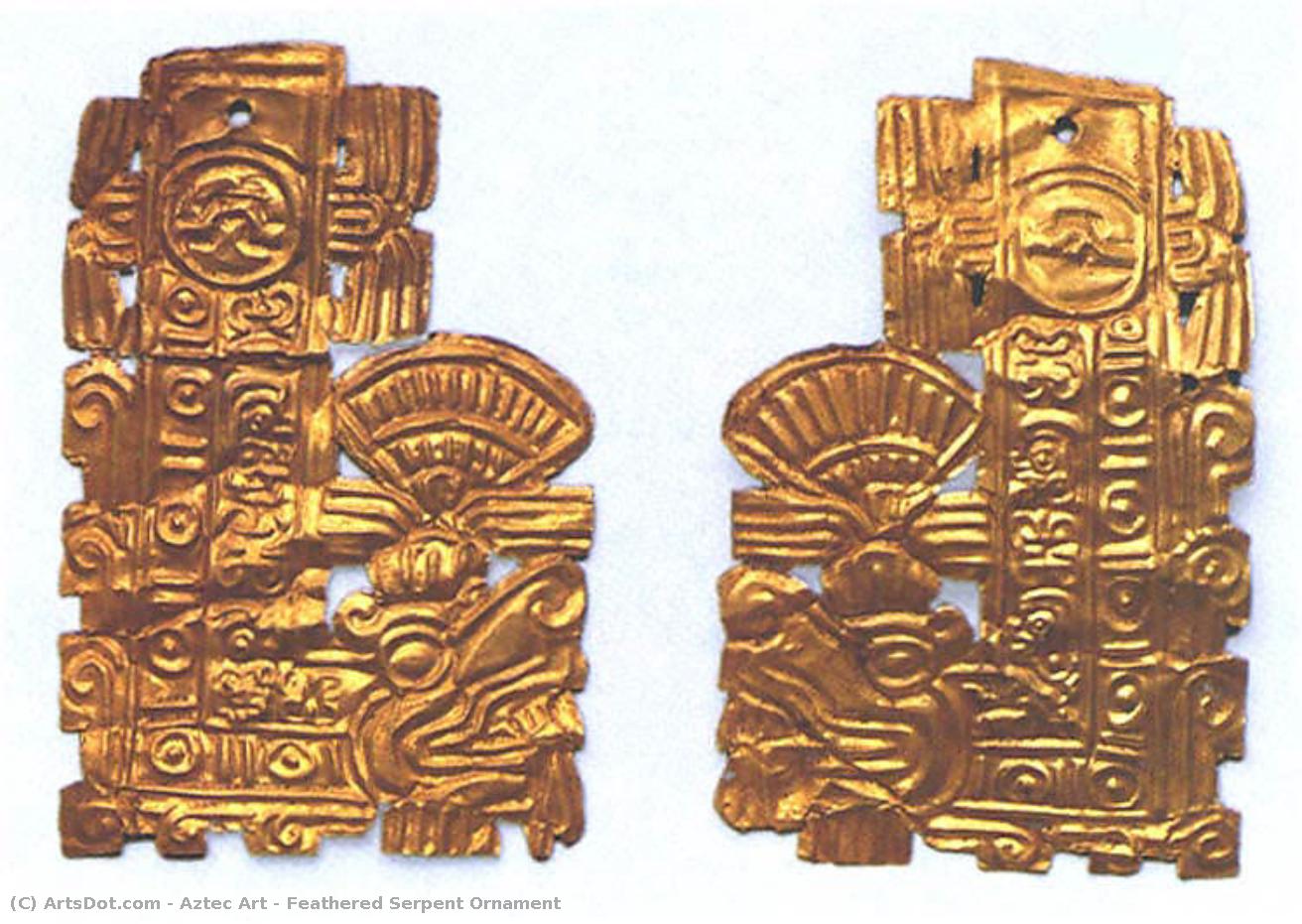 Feathered Serpent Ornament — Azteken