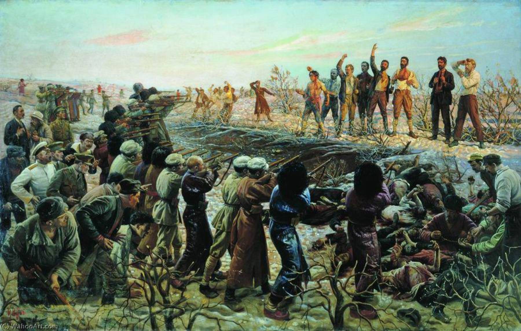 The Execution Of 26 Baku Commisaries — Isaak Brodsky
