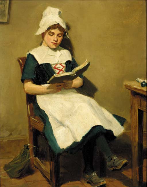 The Country School Girl — Ralph Hedley
