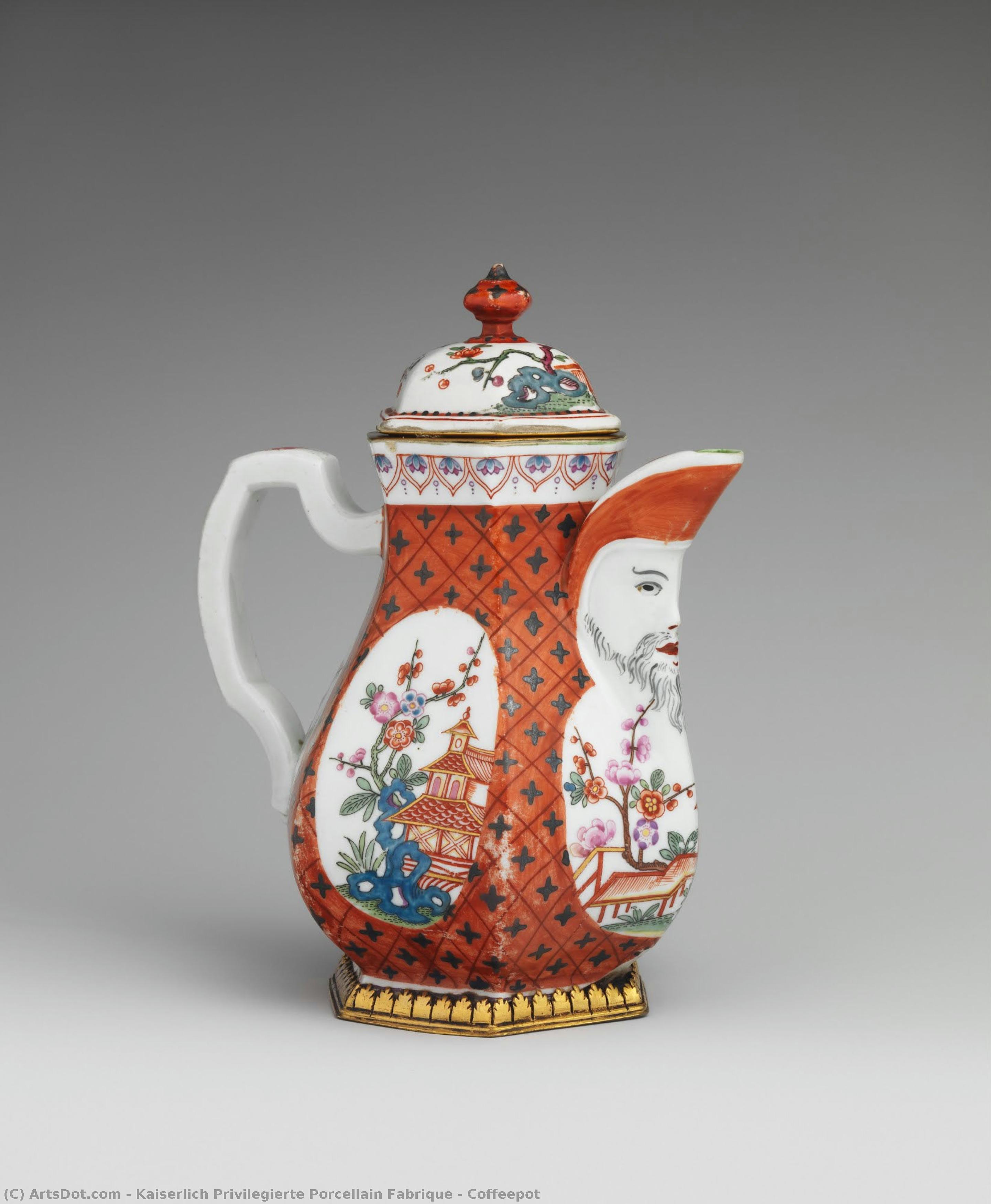 Coffeepot — Kaiserlich Privilegierte Porcellain Fabrique