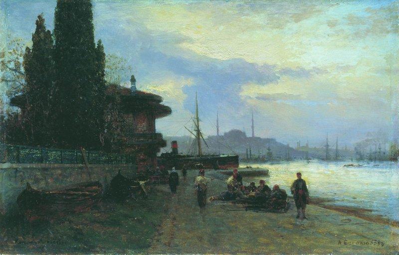 The Embankment In Constantinople — Alexei Petrovich Bogoliubov