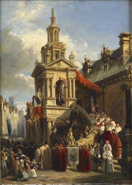 Procession De La Gargouille (titre Moderne) La Procession Du Privilege De Saint Romain (titre Ancien) — Boulanger Clément