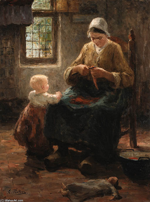 Peeling Apples — Evert Pieters