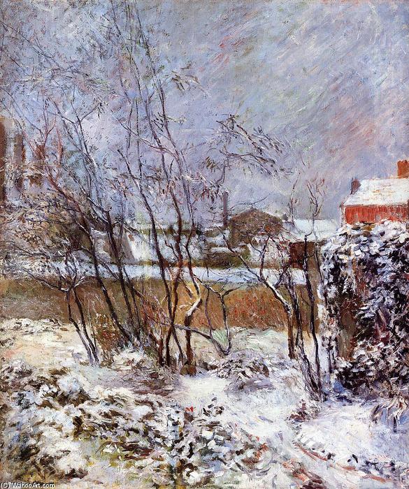 La Neige Rue Carcel Ii — Eugène Henri Paul Gauguin