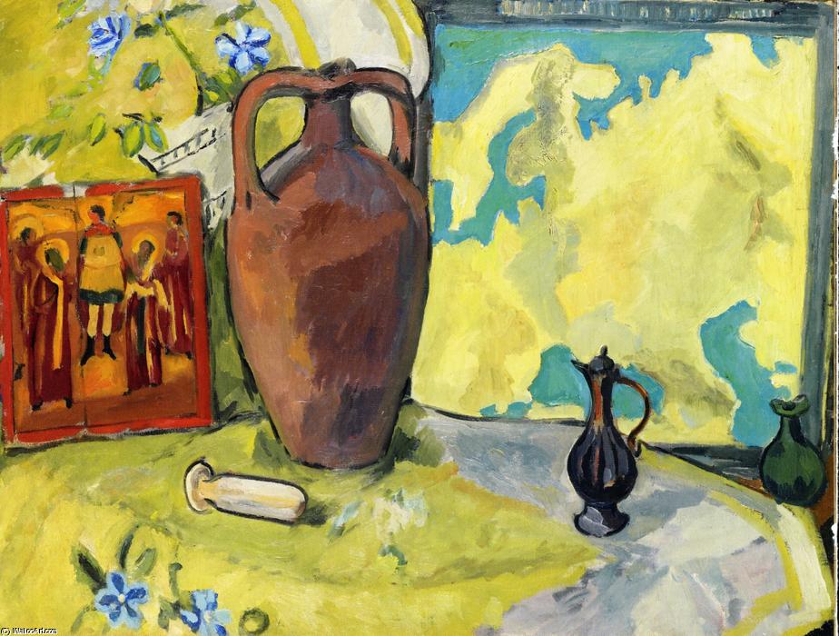 Still Life With Jug And Icon — ミハイル・ラリオンノフ
