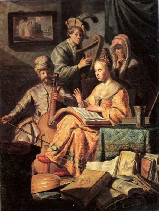 Taller De Música — Rembrandt Van Rijn