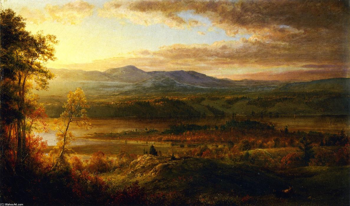 Mountains From The Home Of The Artist — Frederic Edwin Church