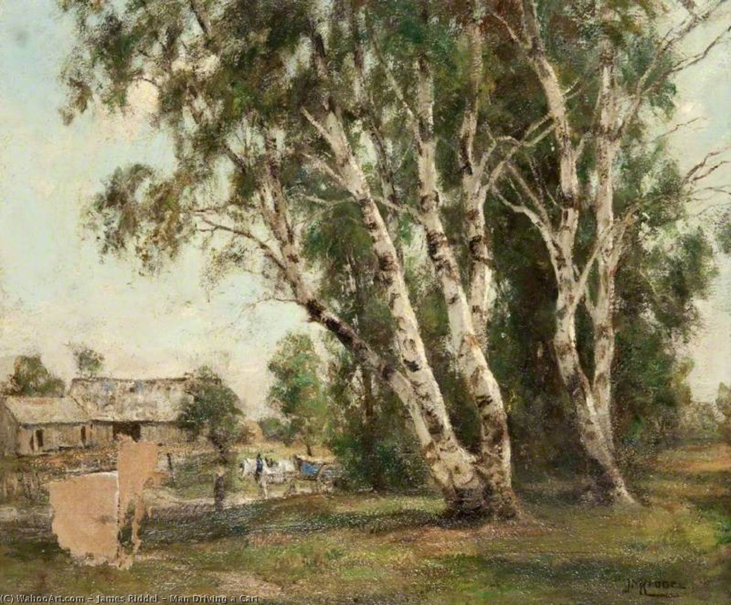 Man Driving A Cart — James Riddel