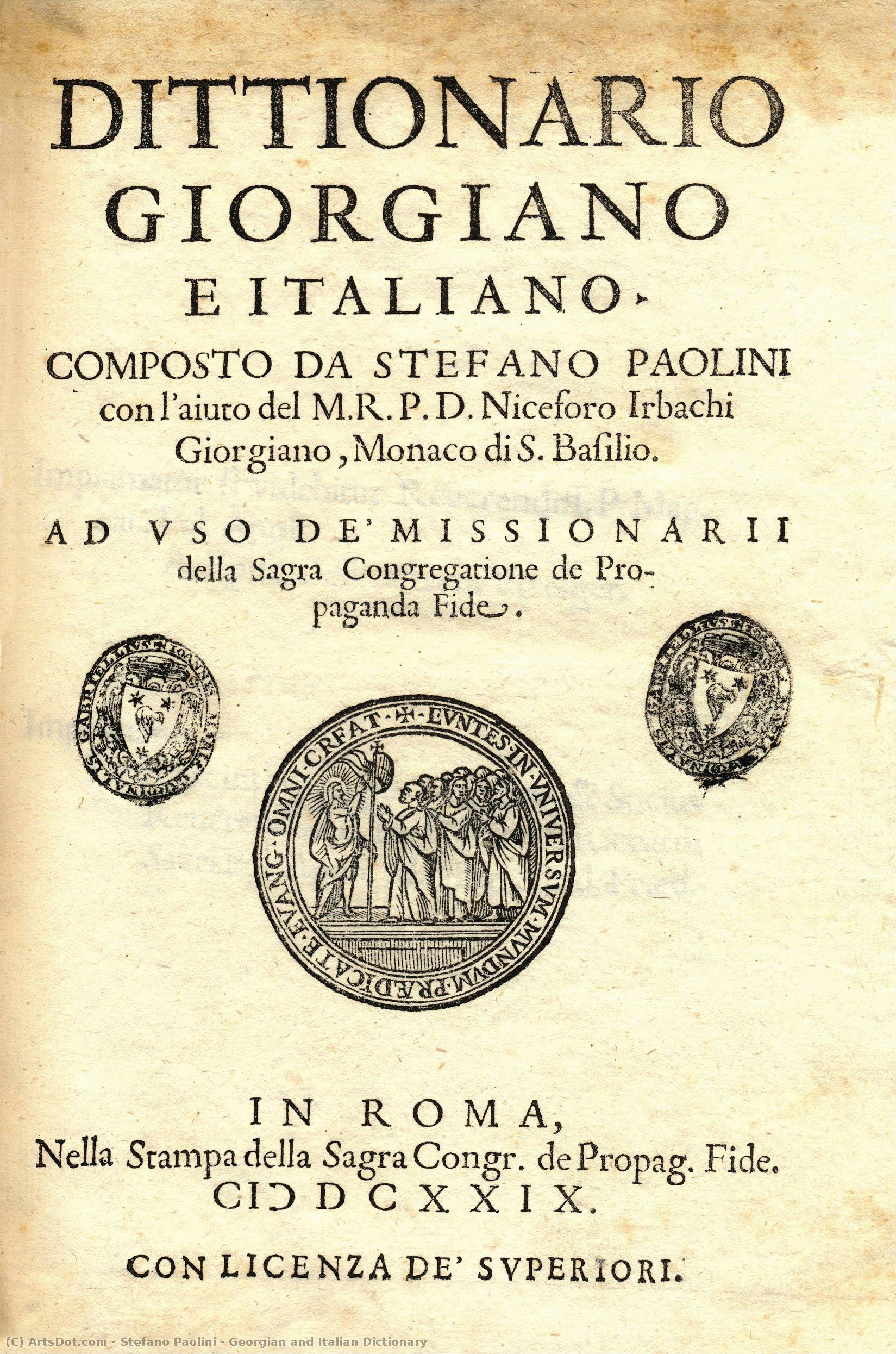 Georgian And Italian Dictionary — Stefano Paolini