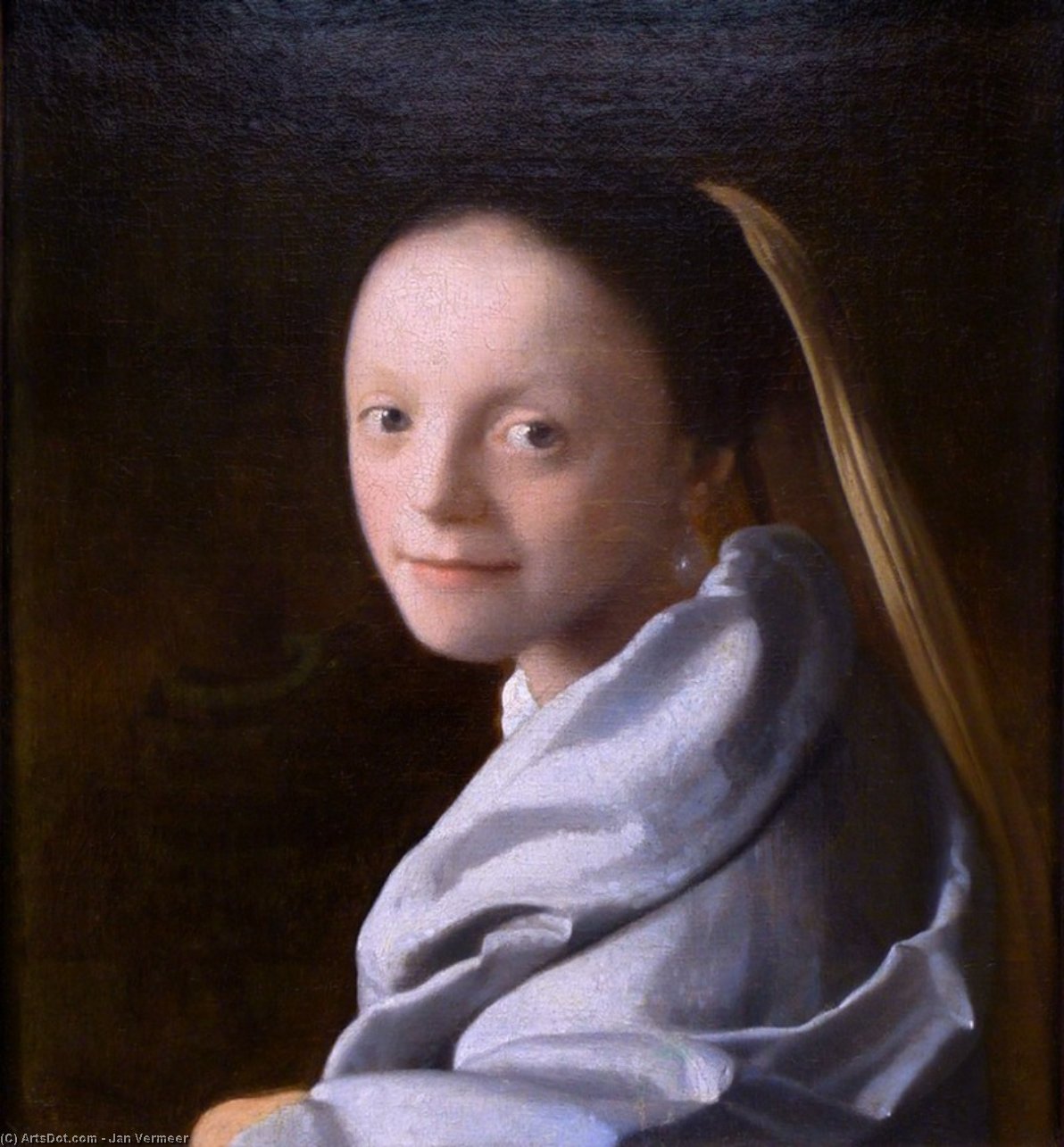 Estudio De Una Joven — Johannes Vermeer