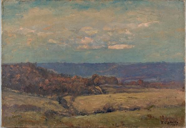 Late Autumn In The Valley — Theodore Clement Steele
