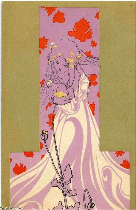 Girls With Olive Green Surrounds — Raphael Kirchner
