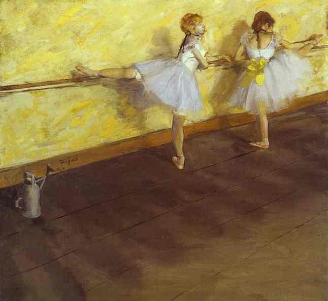 Dancers Practising At The Bar — ヒラール・ジェームズ・エドガー・デガス