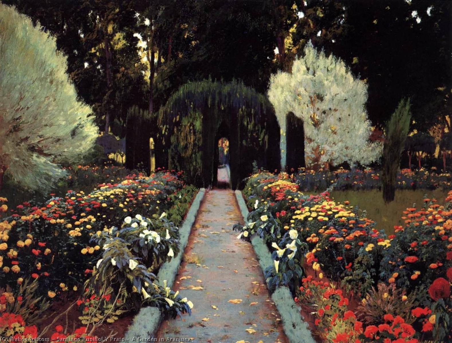 A Garden In Aranjuez — Santiago Rusiñol Prats