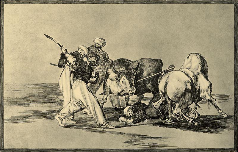 Los Moros Establecidos En España, Prescindiendo De Las Supersticiones De Su Alco — Francisco José De Goya Y Lucientes