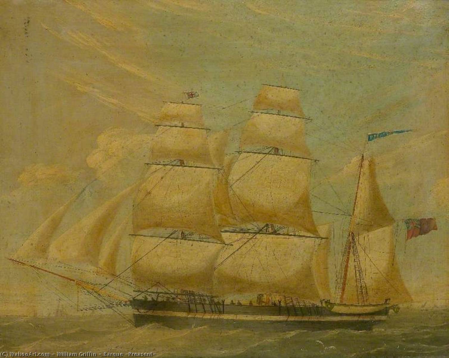 Barque 'preasent' — William Griffin