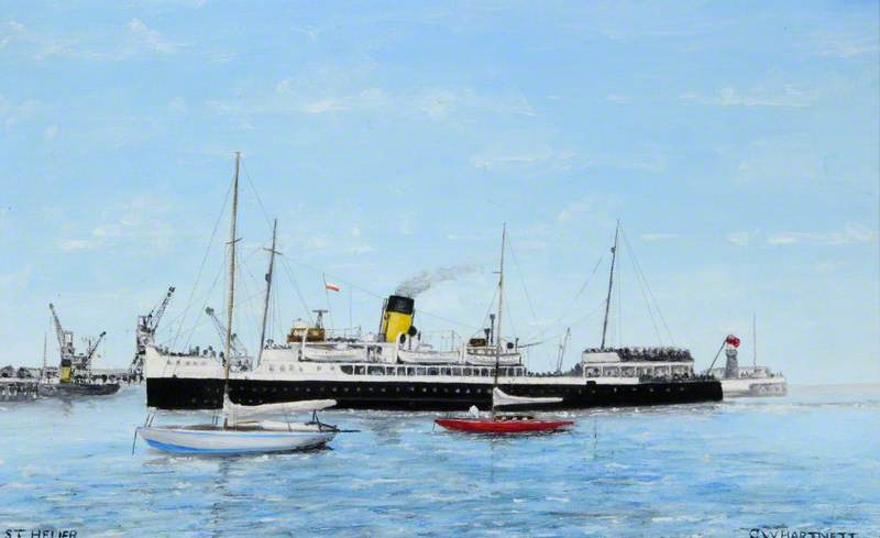 'st Helier' (mailboat, One Funnel) — Charles William Hartnett