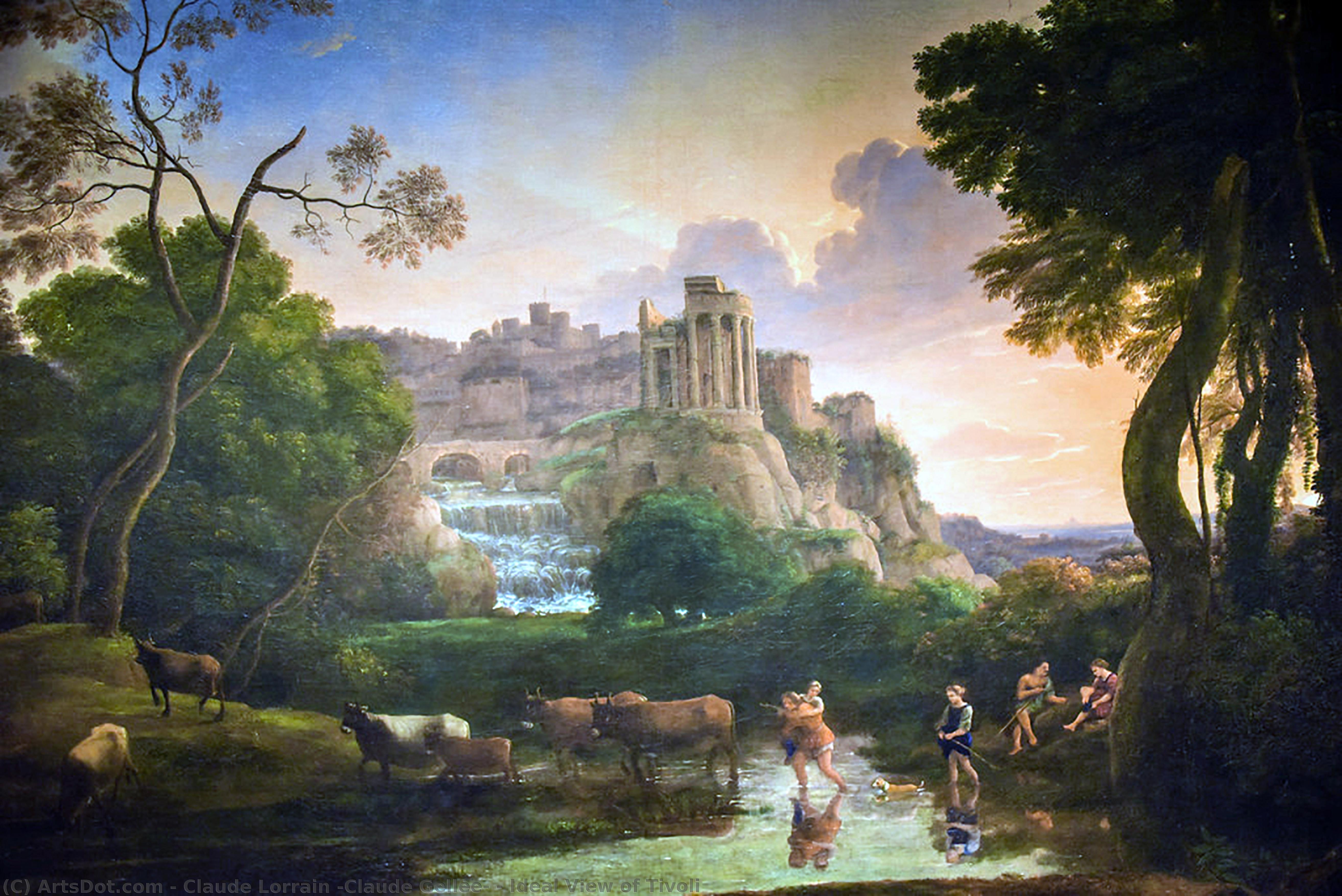 Vista Ideal De Tívoli — Claude Lorrain (claude Gellée)