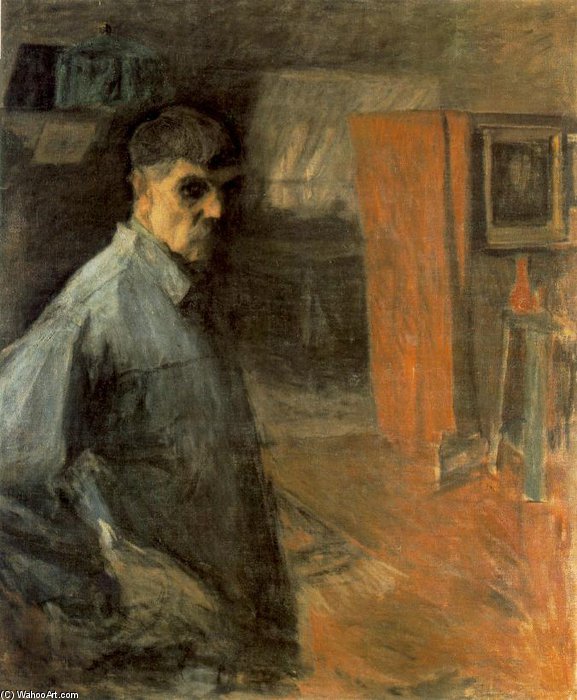 Self-portrait — Simon Hollósy