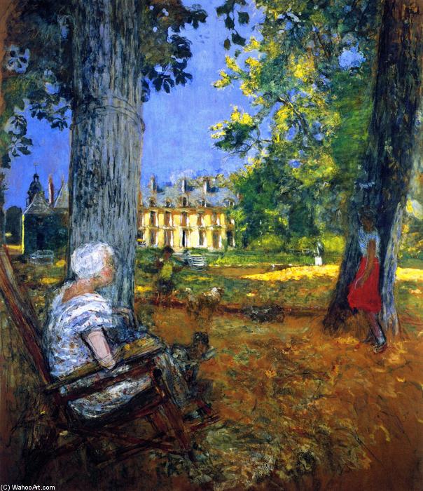 In The Park At The Château Des Clayes — Jean-édouard Vuillard