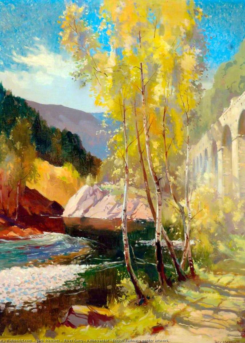 River Garry, Killiecrankie (british Railways Poster Artwork) — Jack Merriott