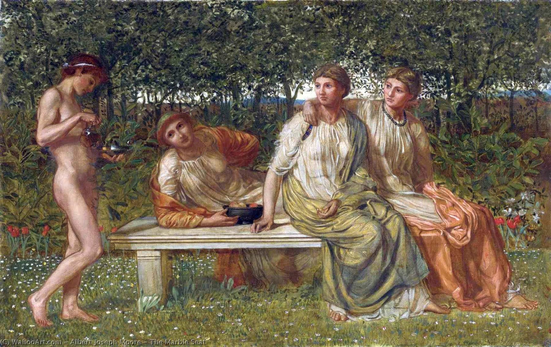 The Marble Seat — Albert Joseph Moore
