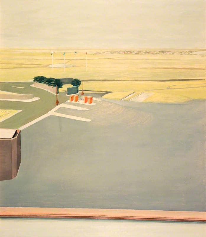 Carpark, Canal — Carol Rhodes