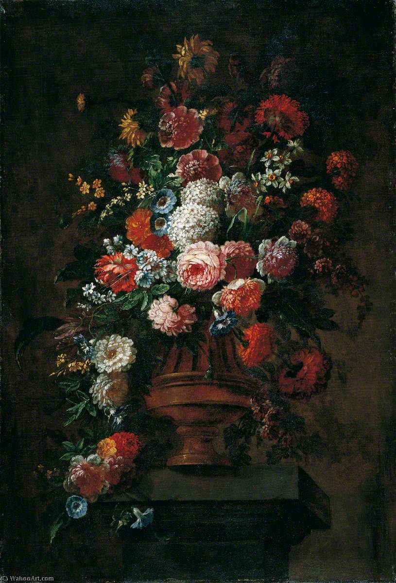 Summer Flowers In Bronze Urn — Jean Baptiste Monnoyer